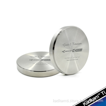 KadKam titanium blank Gr2 pure Ti block for open CAD/CAM system